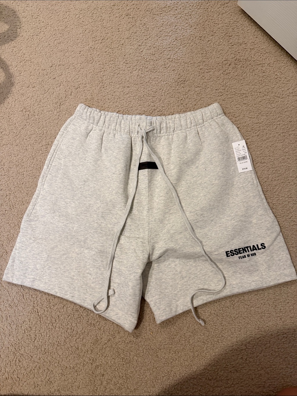 Essentials Men's Light Gray Sweat Shorts
